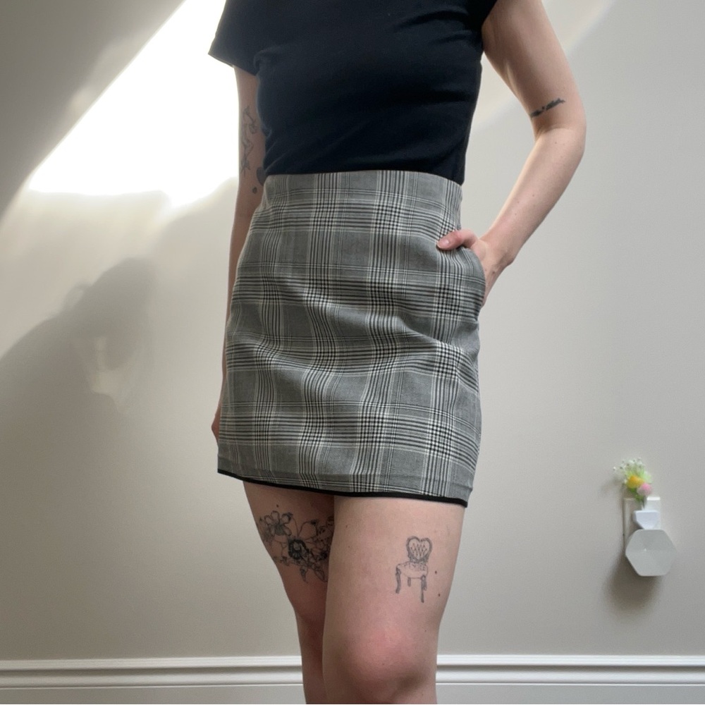 Grey Wilfred Mini Skirt